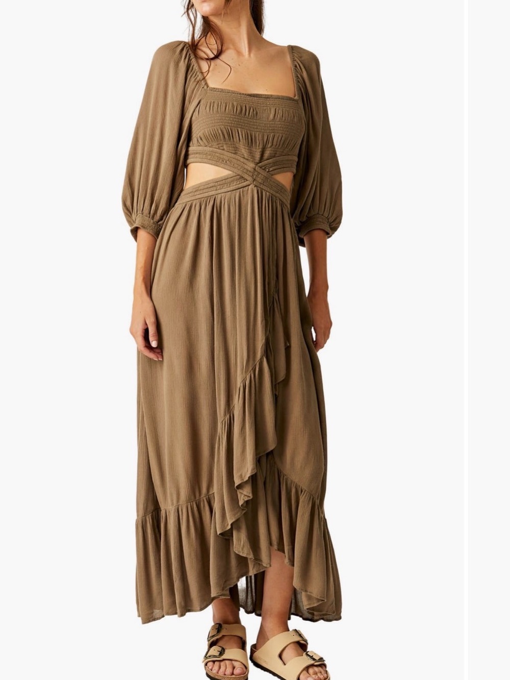 Cross My Heart Cutout Maxi Dress